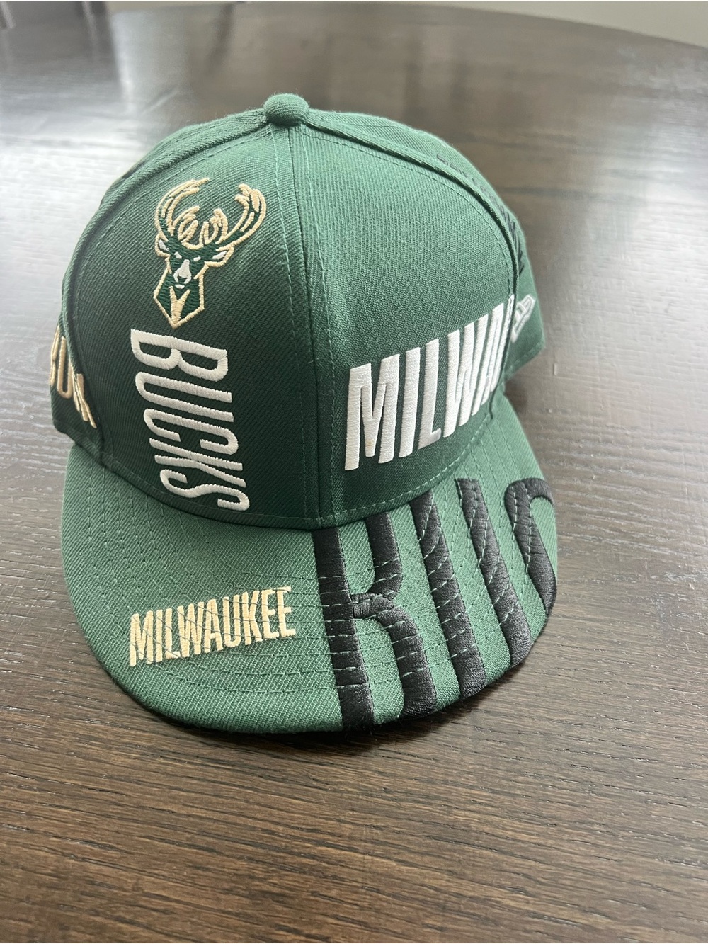 New Era Green and Gold Youth Snapback Hat